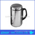 stainless steel beer mug cup with lid